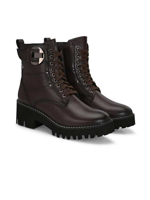 Sierra Derby Boot with buckle detail