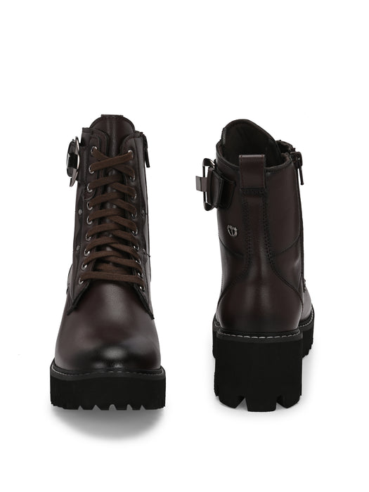 Sierra Derby Boot with buckle detail