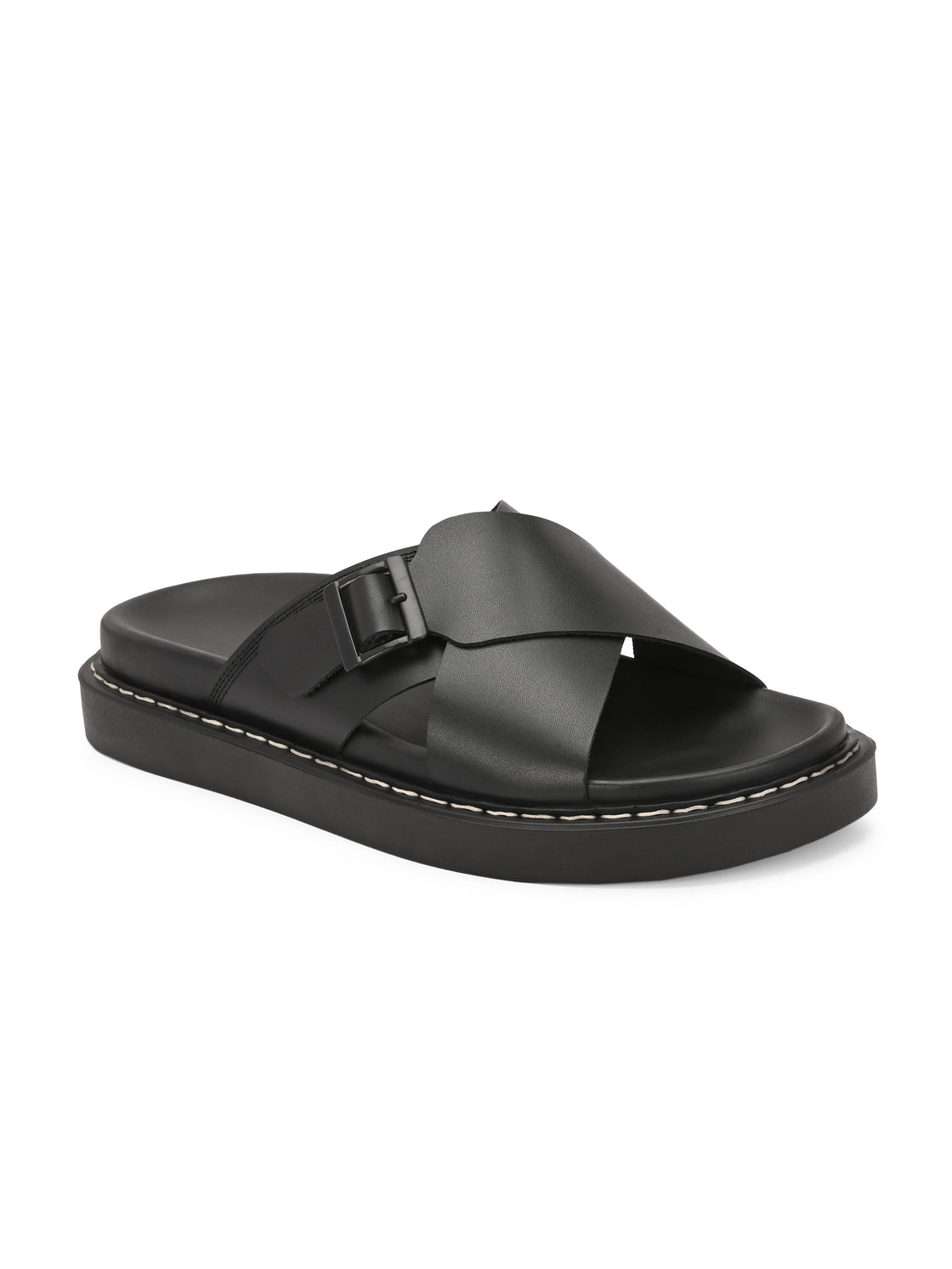 Bruce Men's Slippers with cross strap