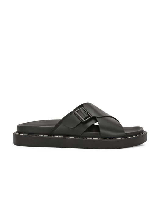 Bruce Men's Slippers with cross strap