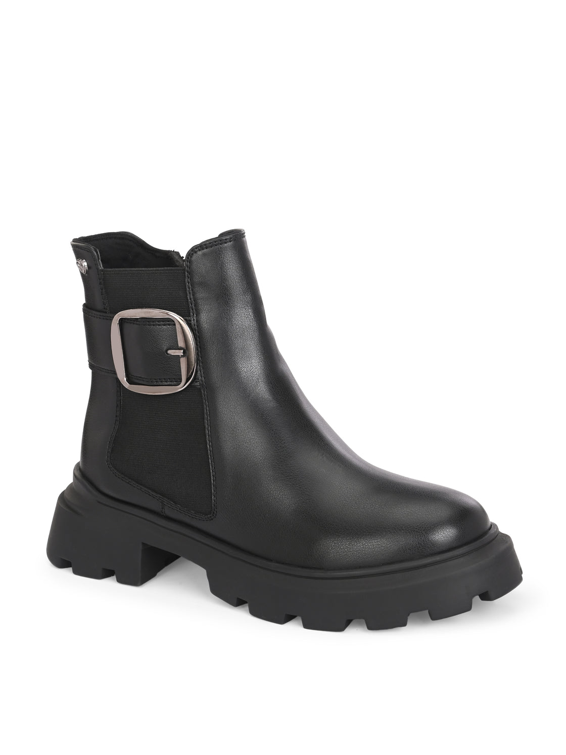 Theresa Ankle Chelsea Boots with buckle detail