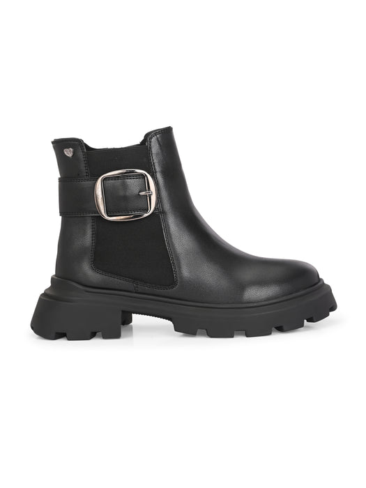 Theresa Ankle Chelsea Boots with buckle detail