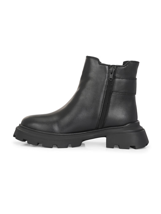 Theresa Ankle Chelsea Boots with buckle detail