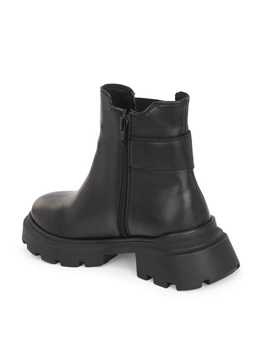 Theresa Ankle Chelsea Boots with buckle detail