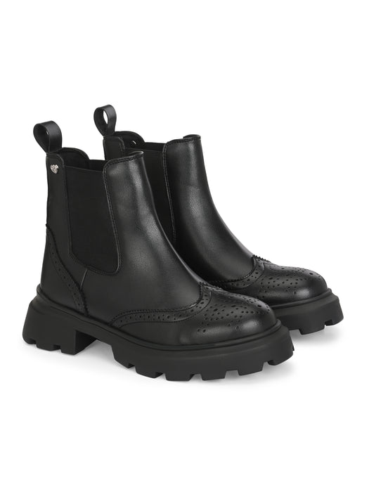 Theresa Women's Chelsea Brogue Boots