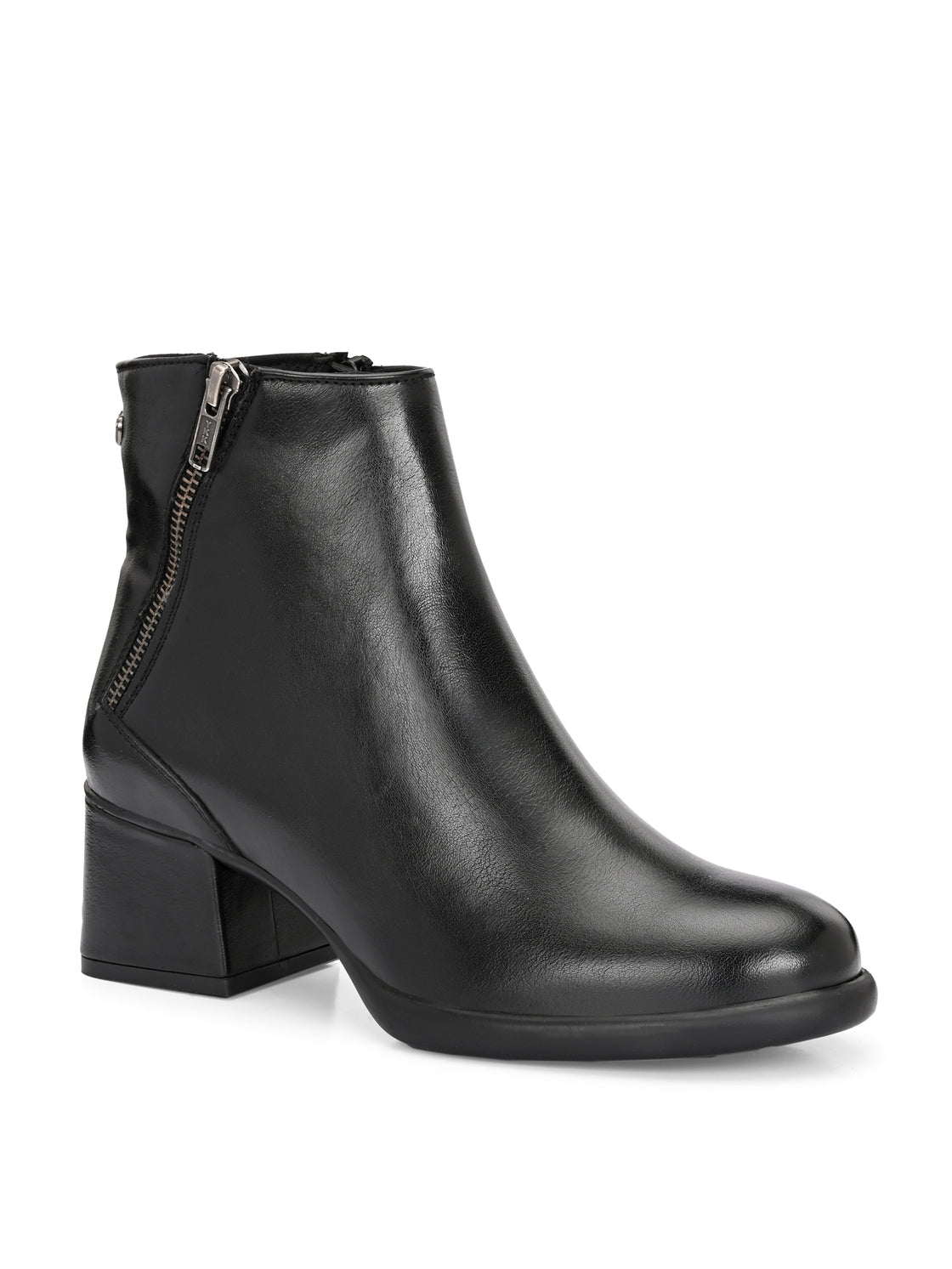 Daffy Mid Heel Ankle Boot
