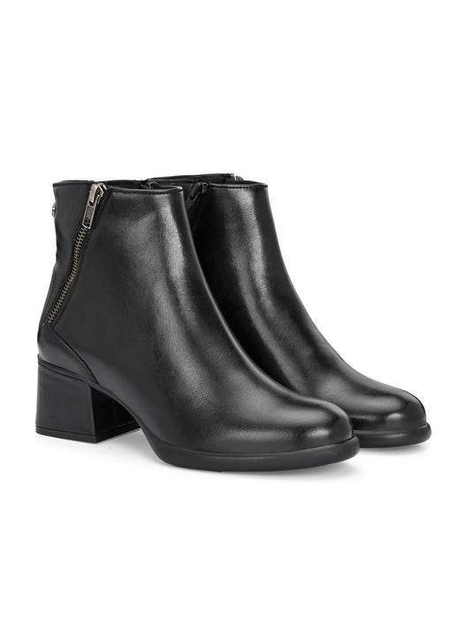 Daffy Mid Heel Ankle Boot