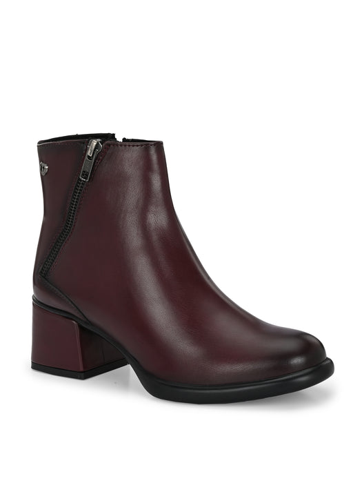 Daffy Mid Heel Ankle Boot