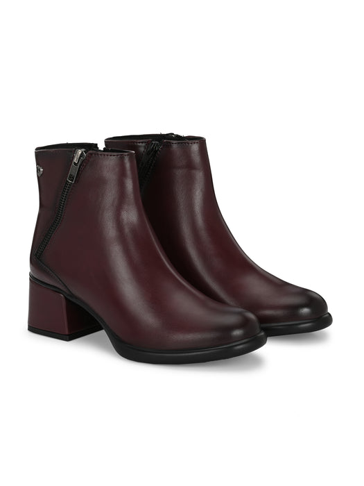 Daffy Mid Heel Ankle Boot