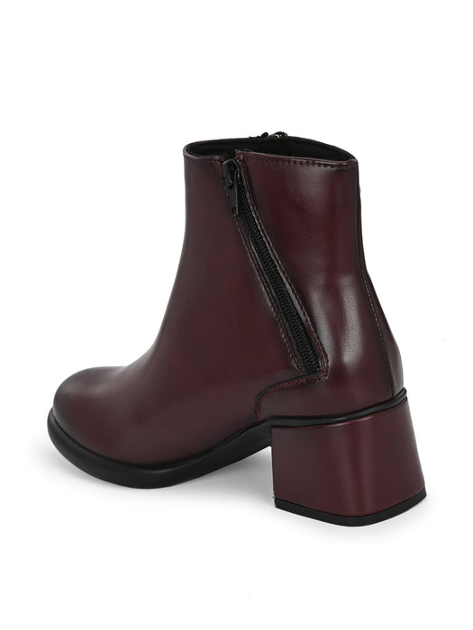 Daffy Mid Heel Ankle Boot