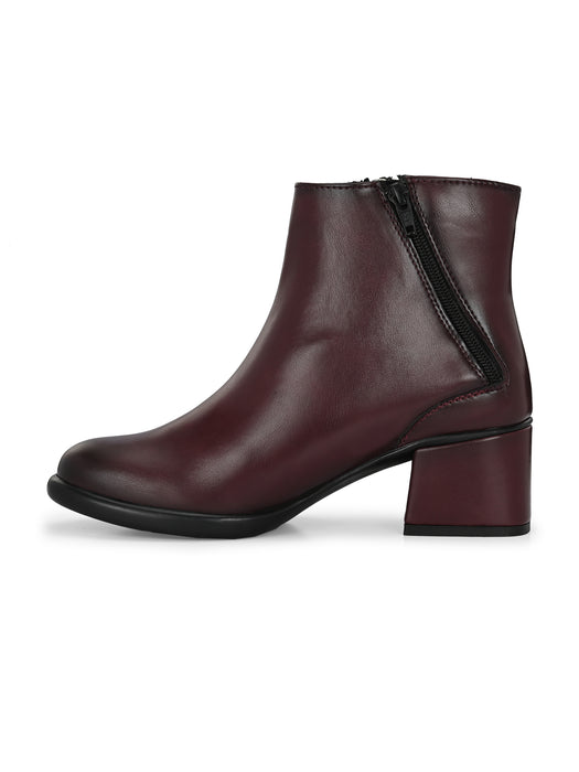 Daffy Mid Heel Ankle Boot