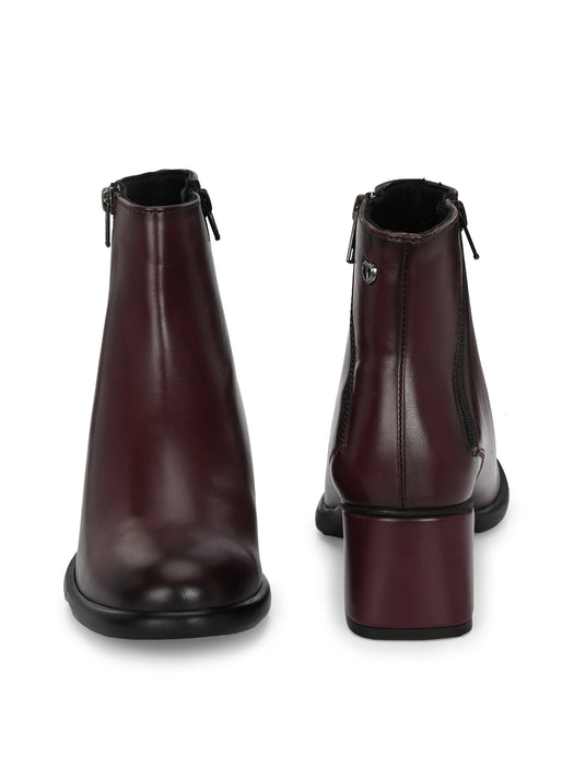 Daffy Mid Heel Ankle Boot