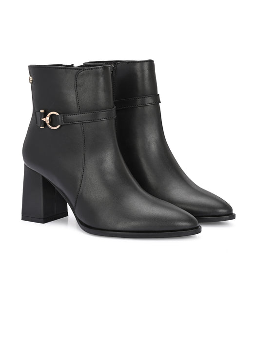 Dove Ankle boot with strap detail