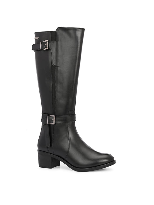 Sydney Long Boots with buckle detail