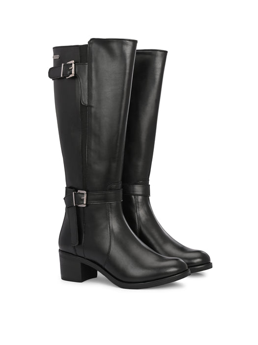 Sydney Long Boots with buckle detail