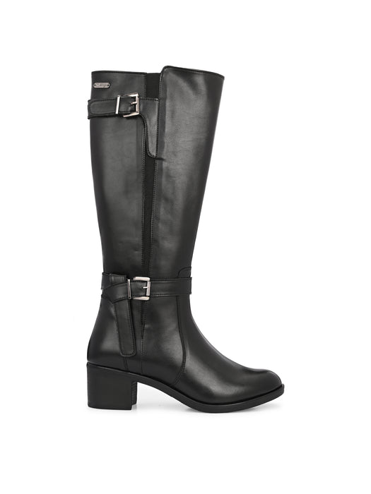 Sydney Long Boots with buckle detail