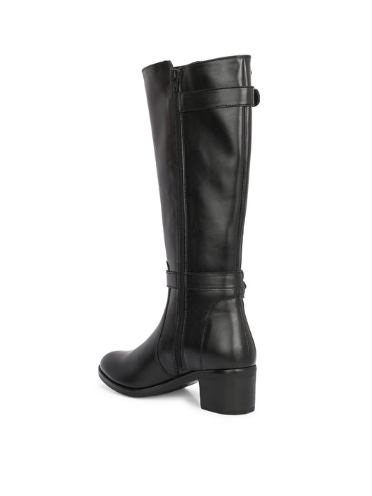 Sydney Long Boots with buckle detail
