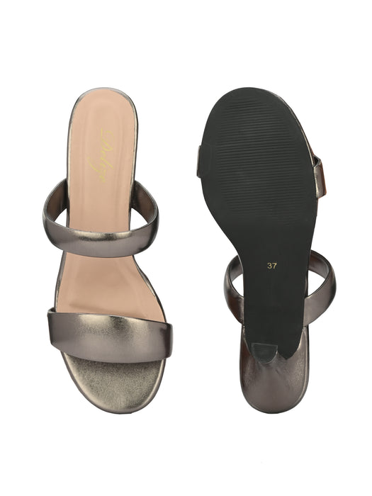 Cora Double Strap Heels