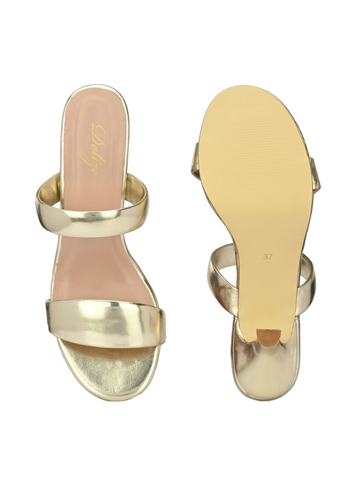 Cora Double Strap Heels