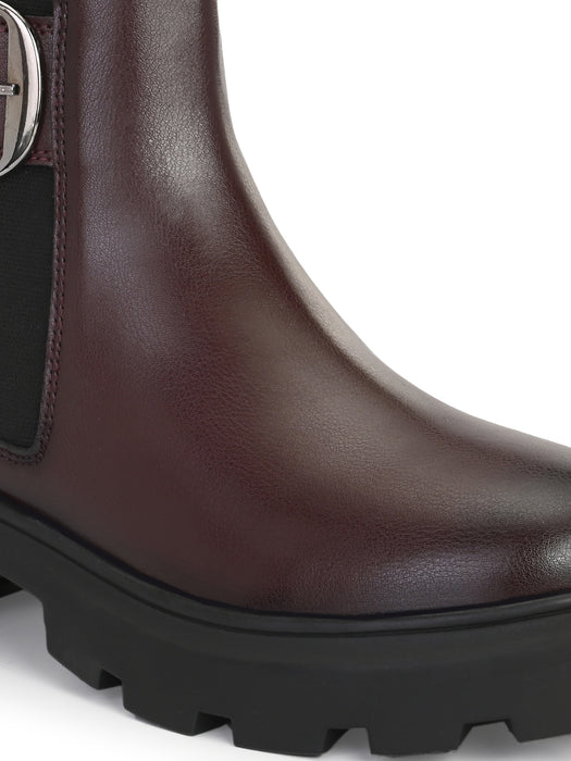 Theresa Ankle Chelsea Boots with buckle detail