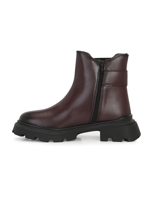 Theresa Ankle Chelsea Boots with buckle detail