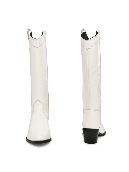 Susannah Long Boots with metal detail