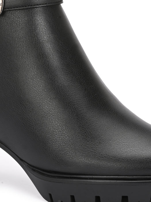 Ashley Ankle Boots with double buckle straps