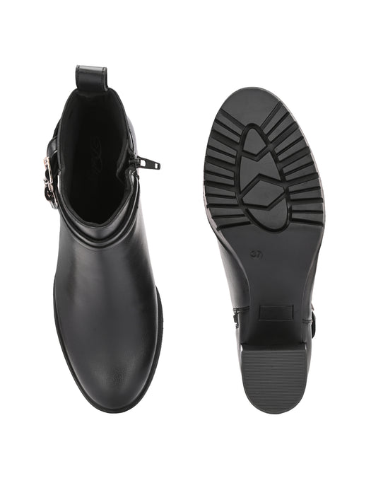 Ashley Ankle Boots with double buckle straps