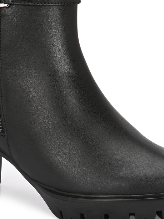 Ashley Long Boots with accessory detail