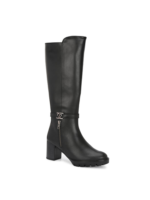 Ashley Long Boots with accessory detail