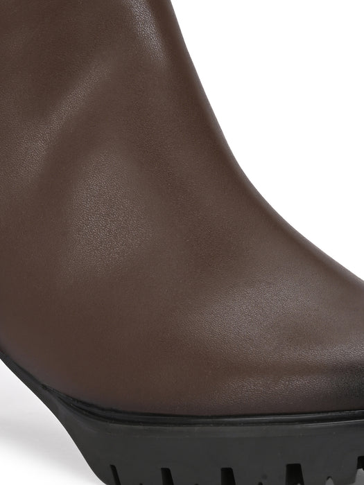 Ashley Long Boots with accessory detail