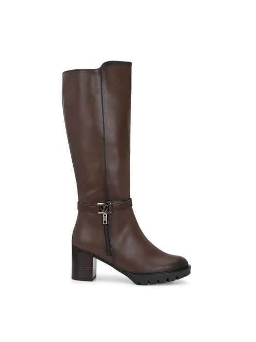 Ashley Long Boots with accessory detail