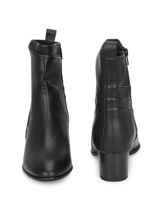 Helen Ankle Length Boots with wrinkle effect