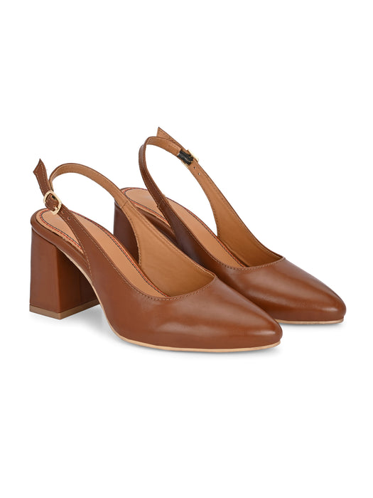 Dove Sling Back Heel Sandals