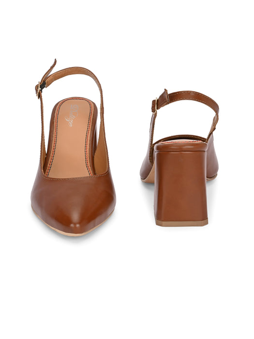 Dove Sling Back Heel Sandals