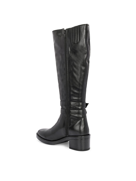 Vindy Long Boots with double buckle detail