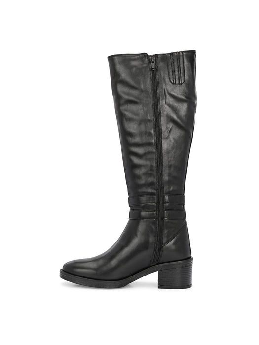 Vindy Long Boots with double buckle detail