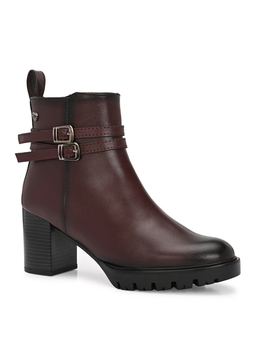 Ashley Ankle Boots with double buckle straps