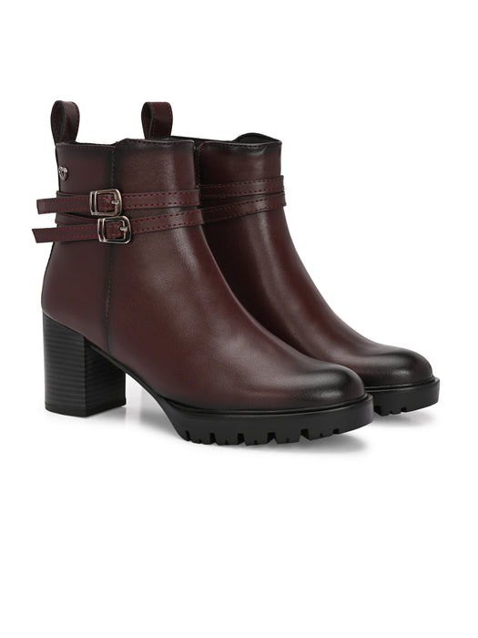 Ashley Ankle Boots with double buckle straps