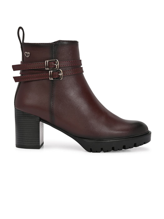 Ashley Ankle Boots with double buckle straps