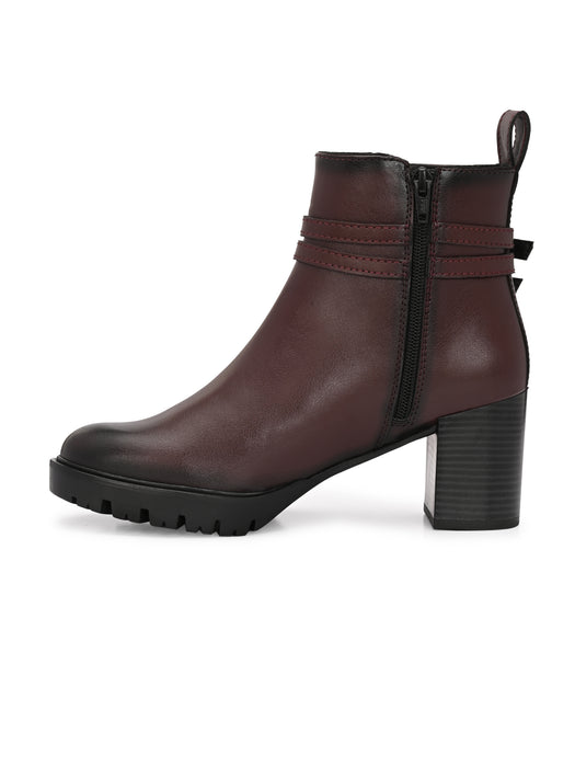 Ashley Ankle Boots with double buckle straps