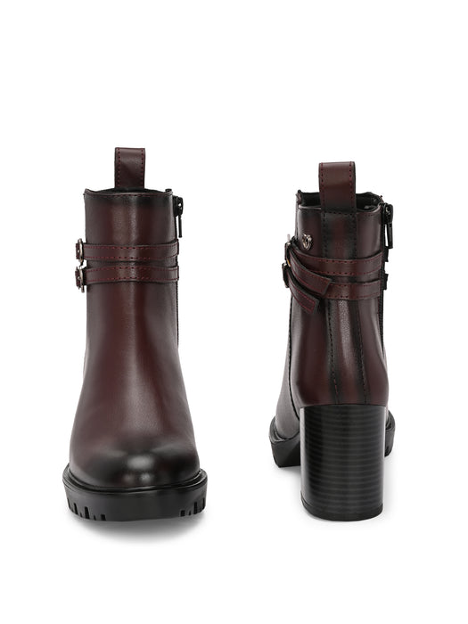 Ashley Ankle Boots with double buckle straps