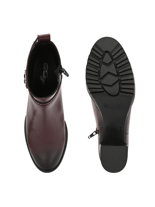 Ashley Ankle Boots with double buckle straps