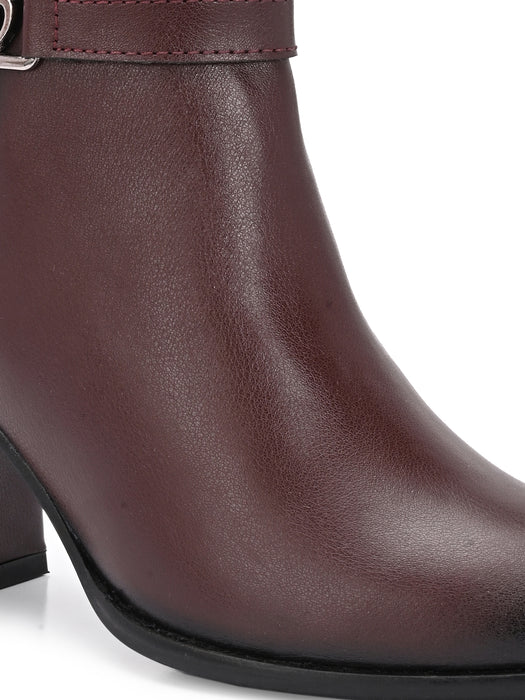 Dove Ankle Boot with ornament detail