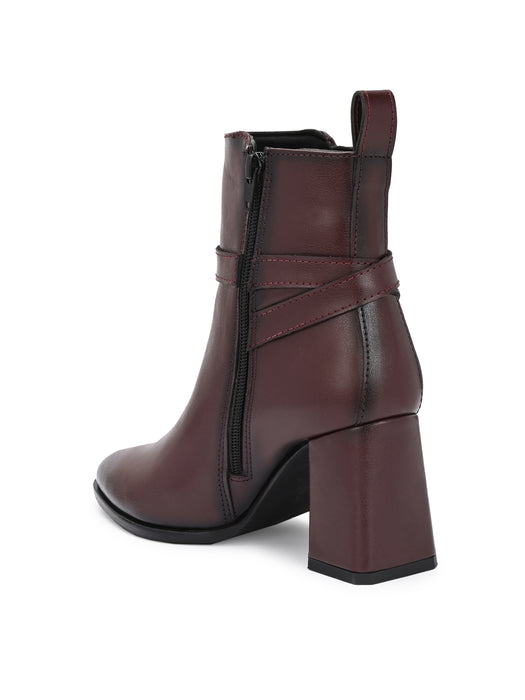 Dove Ankle Boot with ornament detail