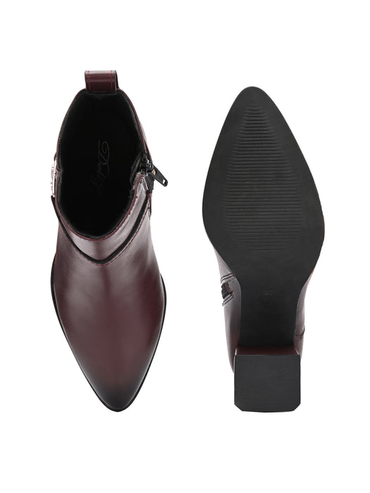 Dove Ankle Boot with ornament detail