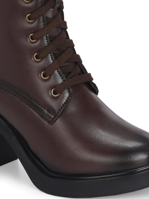 Indy Women High Heel Ankle Derby Boots