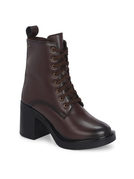 Indy Women High Heel Ankle Derby Boots