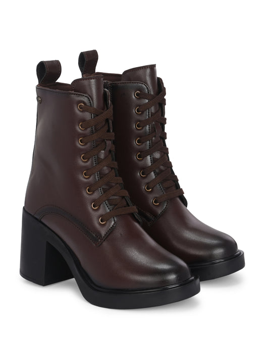 Indy Women High Heel Ankle Derby Boots