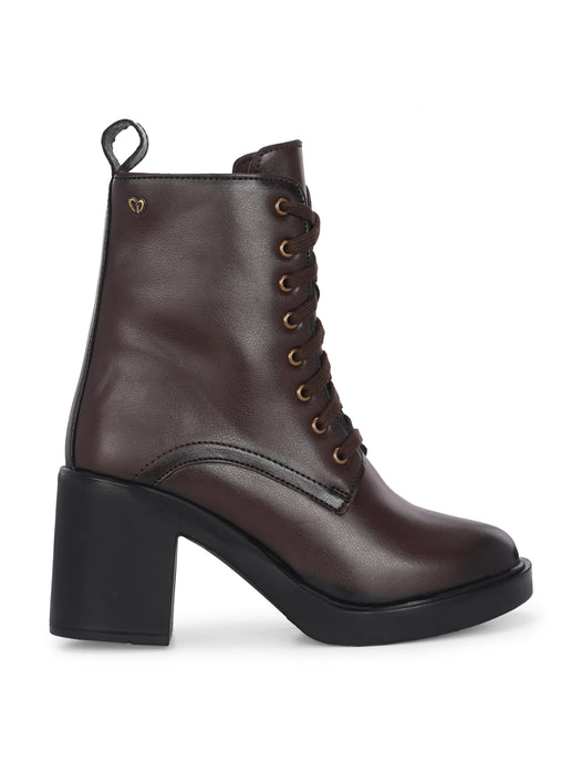 Indy Women High Heel Ankle Derby Boots